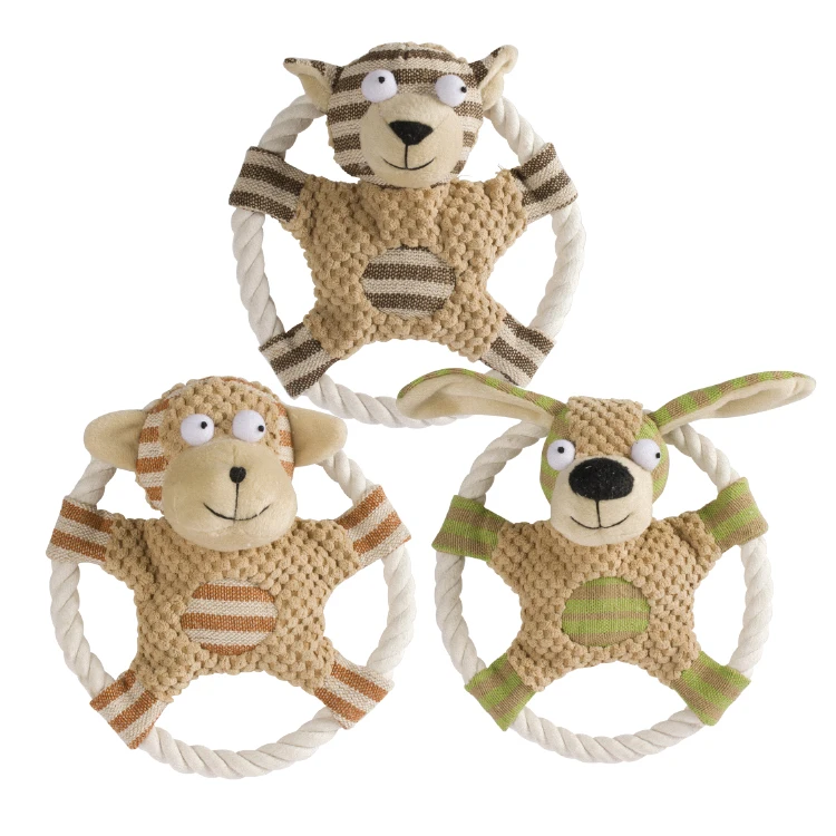 

High Quality Dog plush Rope Dog Toy Chew D2722, As picture