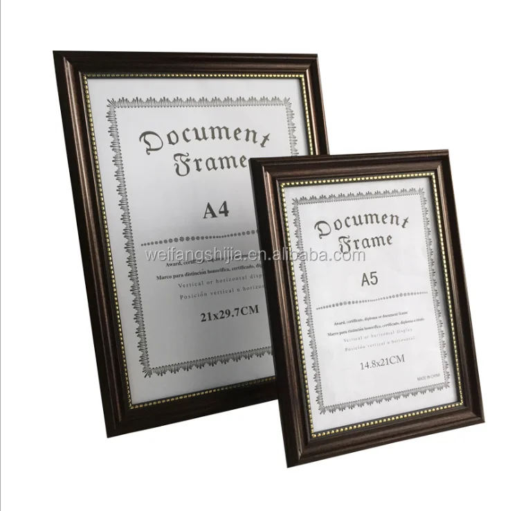 Bulk Wholesale A4 Ps Plastic Certificate Picture Photo Frame A3