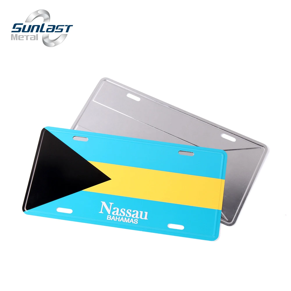 Custom Embossed Aluminum License Plates With 4 Holes Buy Car Licence