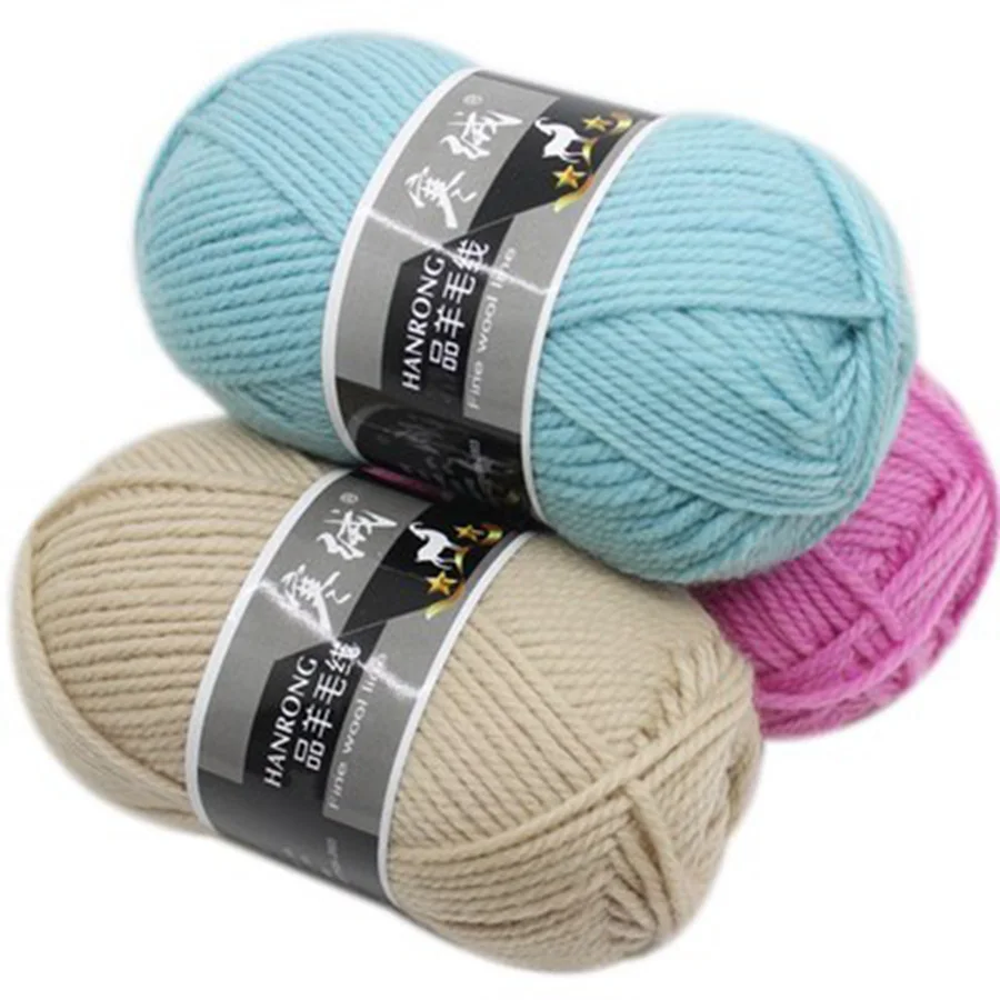 
COOMAMUU Thick Australia Wool Yarn Suitable For Hand knitting Scarf Sweater Hat Woolen Weaving Crochet Thread Hand Craft Supply  (62195767928)