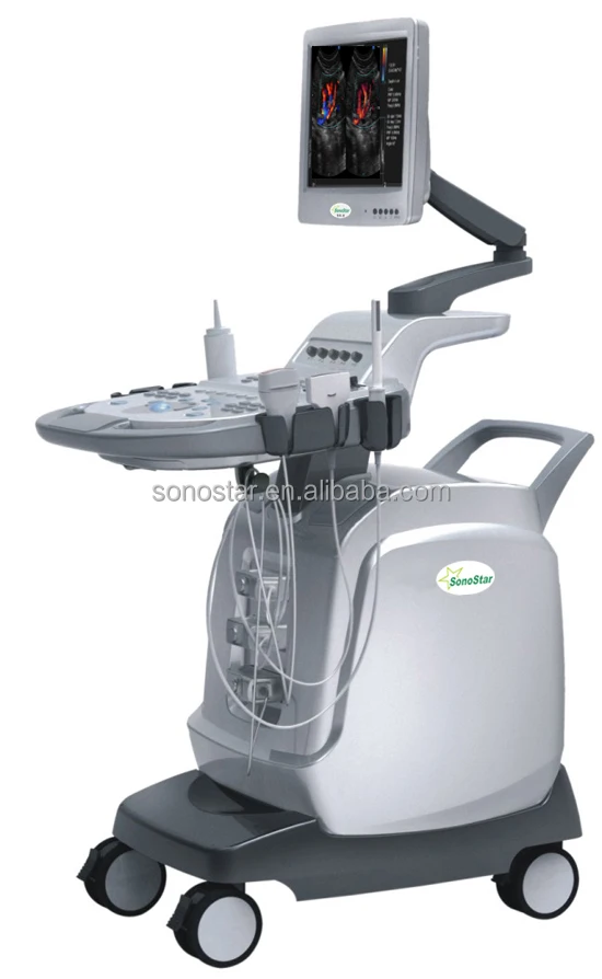 
Color Ultrasound Doppler Machine with Trolley SS-2000 Sonostar Manufacturer 