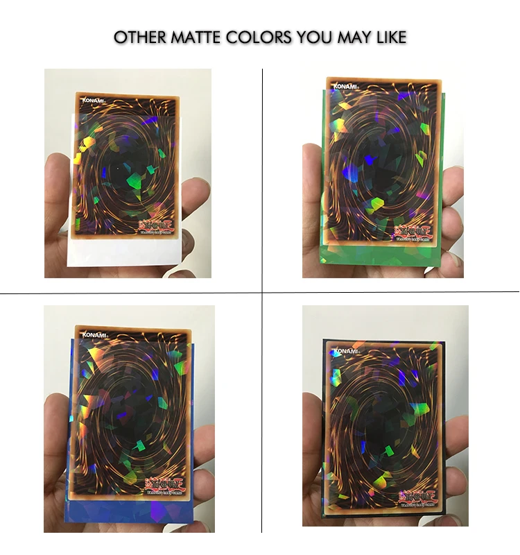New Arrival Yugioh Custom Hologram Game Card Sleeves Buy Game Card