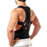 

Thoracic Back Brace Posture Corrector Magnetic Support for Upper Back Pain Relief Brace With Adjustable Belt