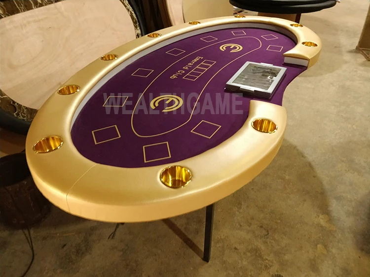 84 Inch Poker Table with Foldable Metal Leg to customize, View
