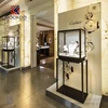 Luxury Stainless Steel Showcase For Jewelry Shop