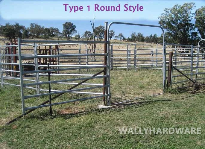 type strong steel pipe livestock fence Galvanized pipe livestock metal corral for horses