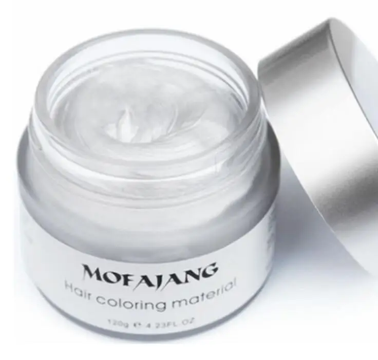 
MOFAJANG multi Colors Hair Styling Pomade Temporary Disposable Mud Hair Dye Color Wax DHL free 