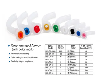 Oropharyngeal Airway With Color Mark (berman Airway ) - Buy Color Mask ...