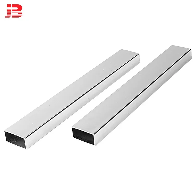 Chrome square tube/ oval pipe 15*30mm for hardware shop factory