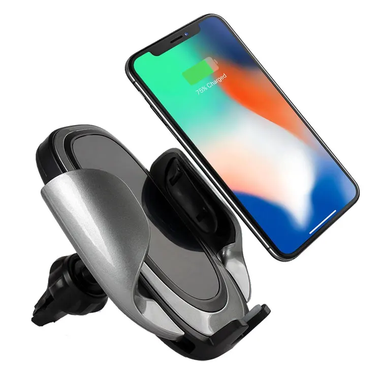 

Fast Qi Mobile Phone Car Wireless Charger Mount Holder for Samsung and iPhone, N/a