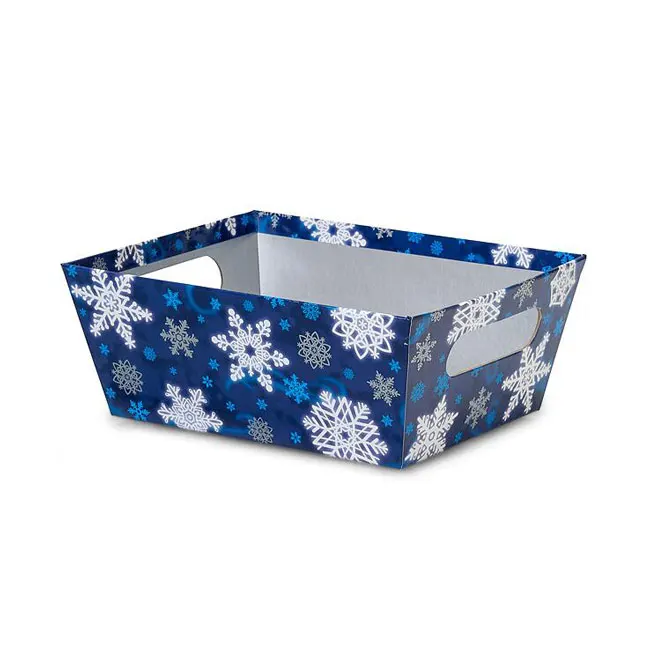 Custom Color Printed Cardboard Christmas Gift Basket Box Buy Gift