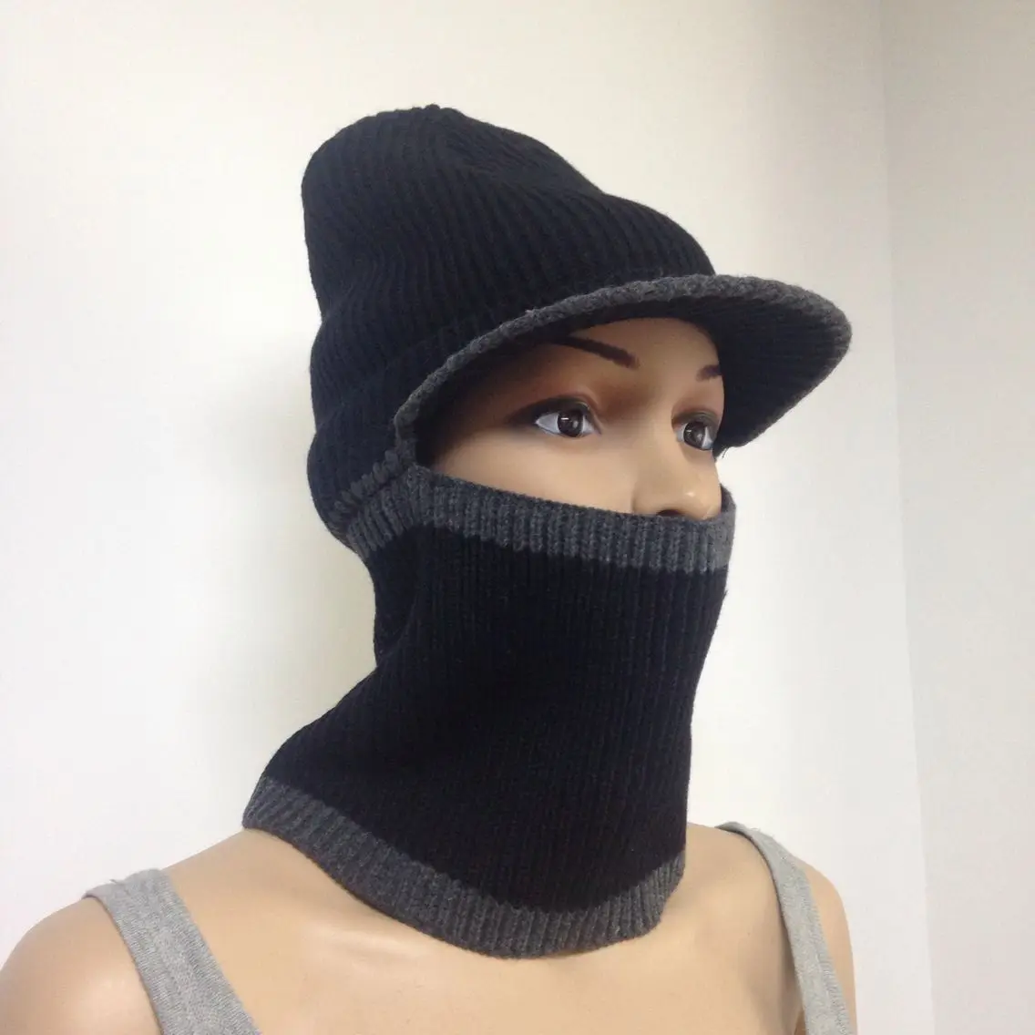 High Quality Peaked Knitted Caps And Facemasks Balaclava Buy Caps And