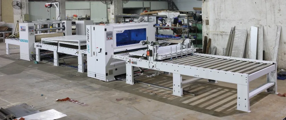 
PVC film and acrylic sheet PUR laminating machine for furniture 