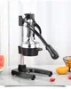 Dish Washer Safe Stainless Steel Orange Slow Juicer Manual Hand Press Fruit Citrus Juicer With Lever