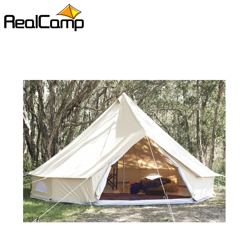 

2019 Best Quality Party Canvas bell Tent 5mX5m luxury glamping hotel tent