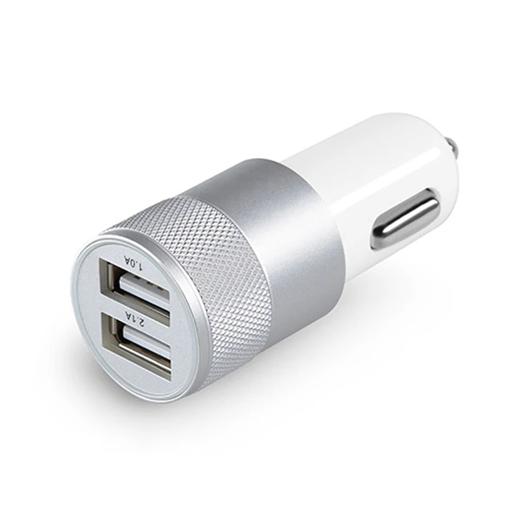 

Usb 2A Car Charger For Iphone And Android Car Phone Charger, Black white etc