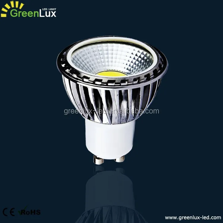 wide beam angle 90 degree 5W Dimmable GU10 LED COB Spot Reflector Downlight Bulb
