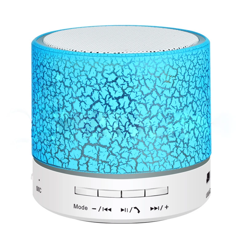 Promotion Products Gift Products Portable Mini Colorful LED Light Blue-tooth Speaker with FM Radio A9 wireless Speakers - ANKUX.COM