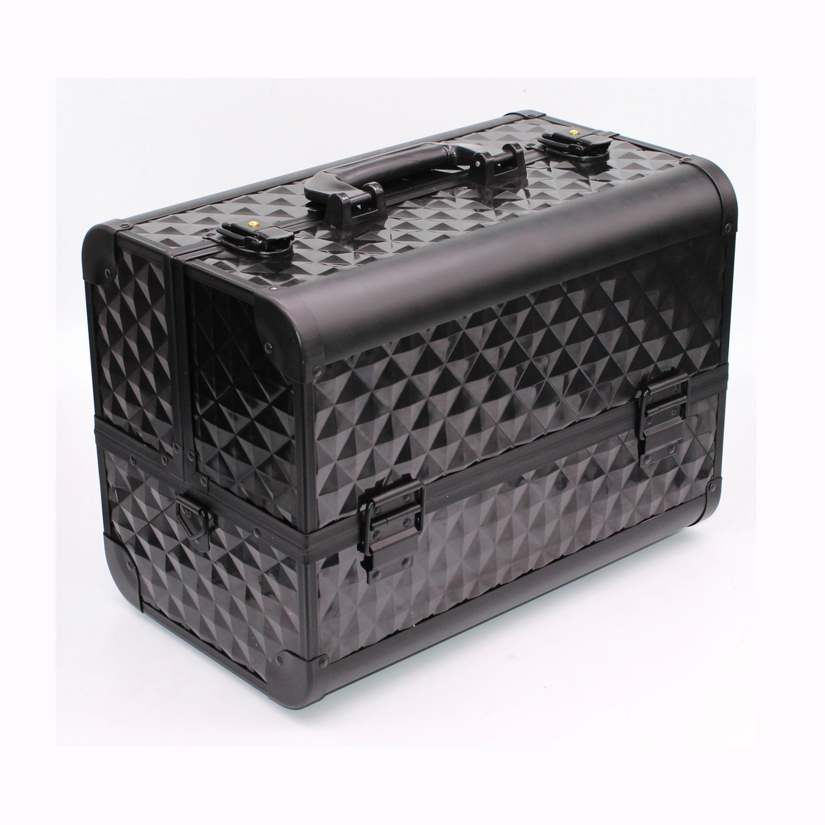 

Customized Size Beautiful Aluminum Makeup/ Cosmetic Train Case With Different Color, Pink, black