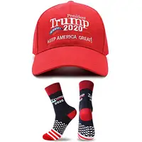 

Red Hat Sock Bundle Combo Make America Great Again Donald Trump 2020 Socks