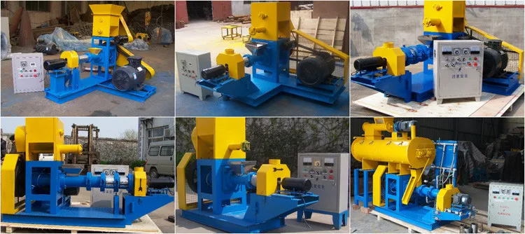 high capacity fish feed production machine floating fish feed pellet machine