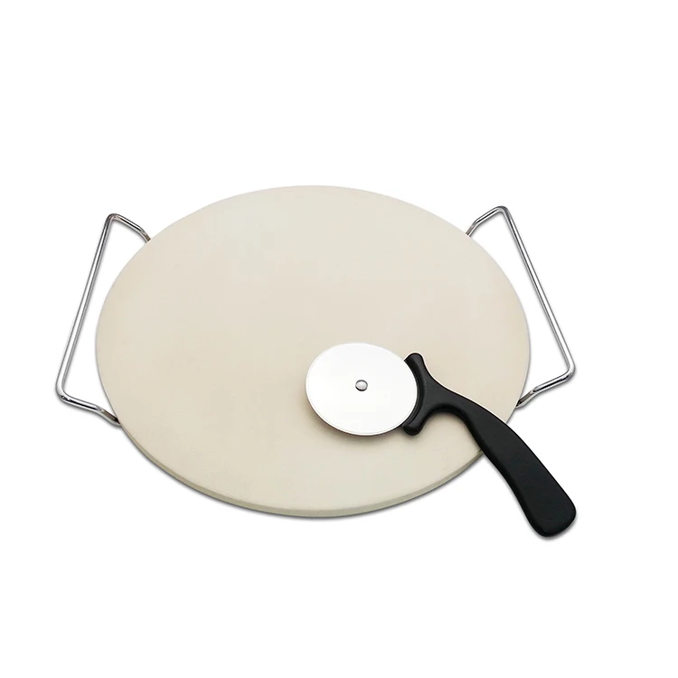 
Hot selling heat resistance classic round cordierite pizza oven stone 