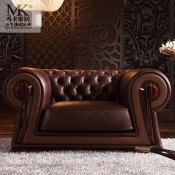 Luxury Clic Italian Furniture Sofa Exclusive Leather With Wood Trim Furnitrue Luxury Clic Italian Furniture Sofa Exclusive Leather With Wood Trim Furnitrue