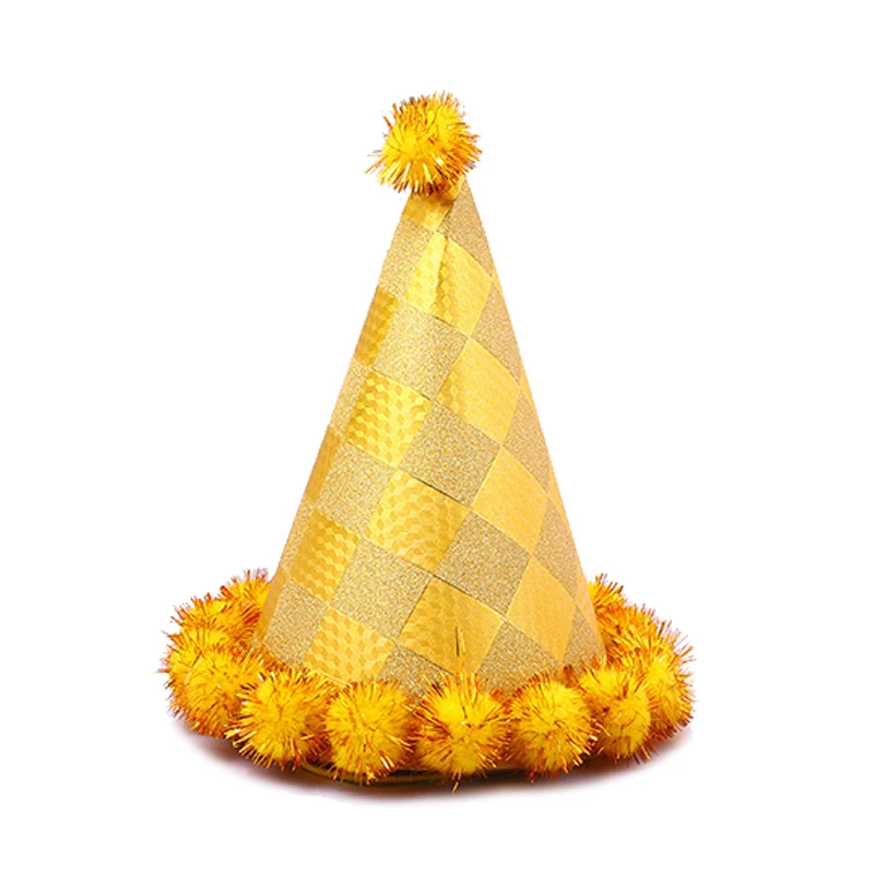 christmas birthday party child blue triangle hat