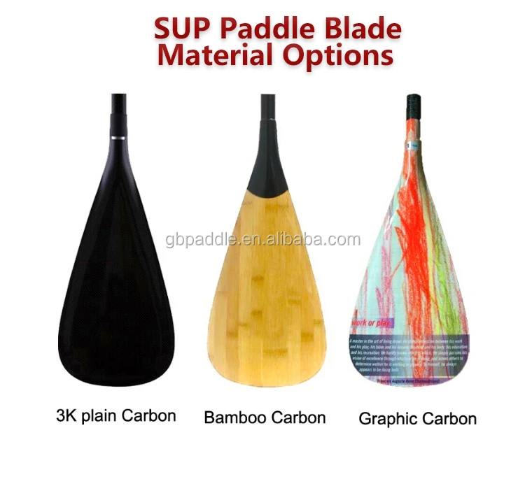 Gbpaddle One Piece Fixed Length Sup Paddle Carbon Fiber Sup Paddle