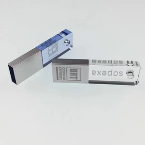 Acrylic Flash Drive 128MB Bulk Crystal USB Disk