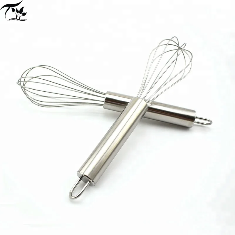 
8' Kitchen Whisk Manual Egg Beater Stainless Steel Egg Whisk 
