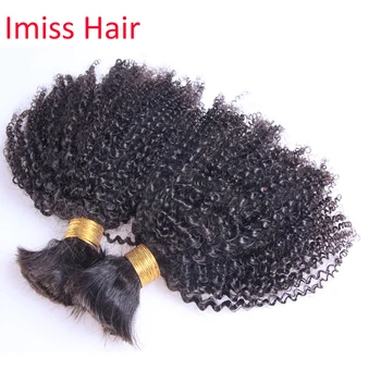 Afro Kinky Bulk Human Hair For Braiding Wholesale Virgin Malaysian