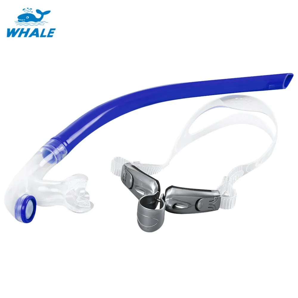 

Free Shipping 4Color Whale Adjustable Center Snorkel with Holder Full Dry Silicone Diving Swimming Snorkel Breathing Tube