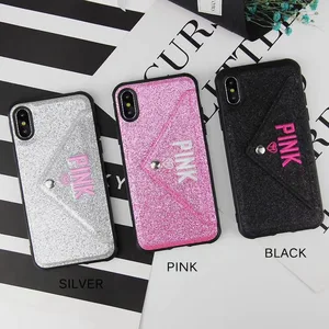 Luxury Glitter Embroidery Leather Phone Wallet Case Samsung S10 iPhone