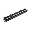 19 inch 2U Terminal 3m 48 Port Cat 5e Cat5e Patch Panel