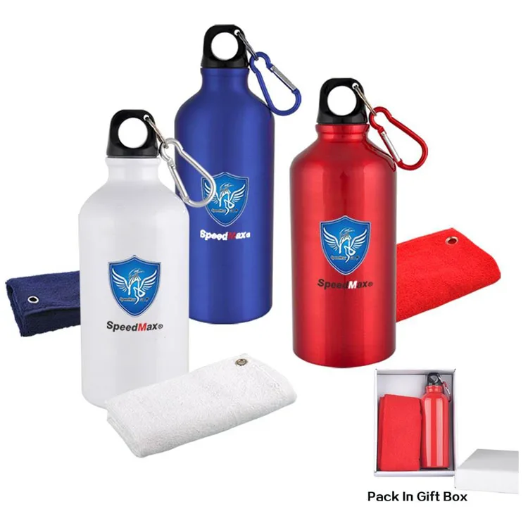 Aluminium Bottle Sports Towel And Water Bottle Gift Set Buy Aluminium