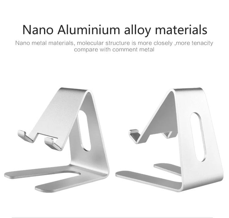 Tel&eacute;fono inteligente o tableta titular de la aleaci&oacute;n de aluminio de soporte para ipad personalizado del tel&eacute;fono celular de metal venta al por menor de exhibici&oacute;n de - ANKUX.COM