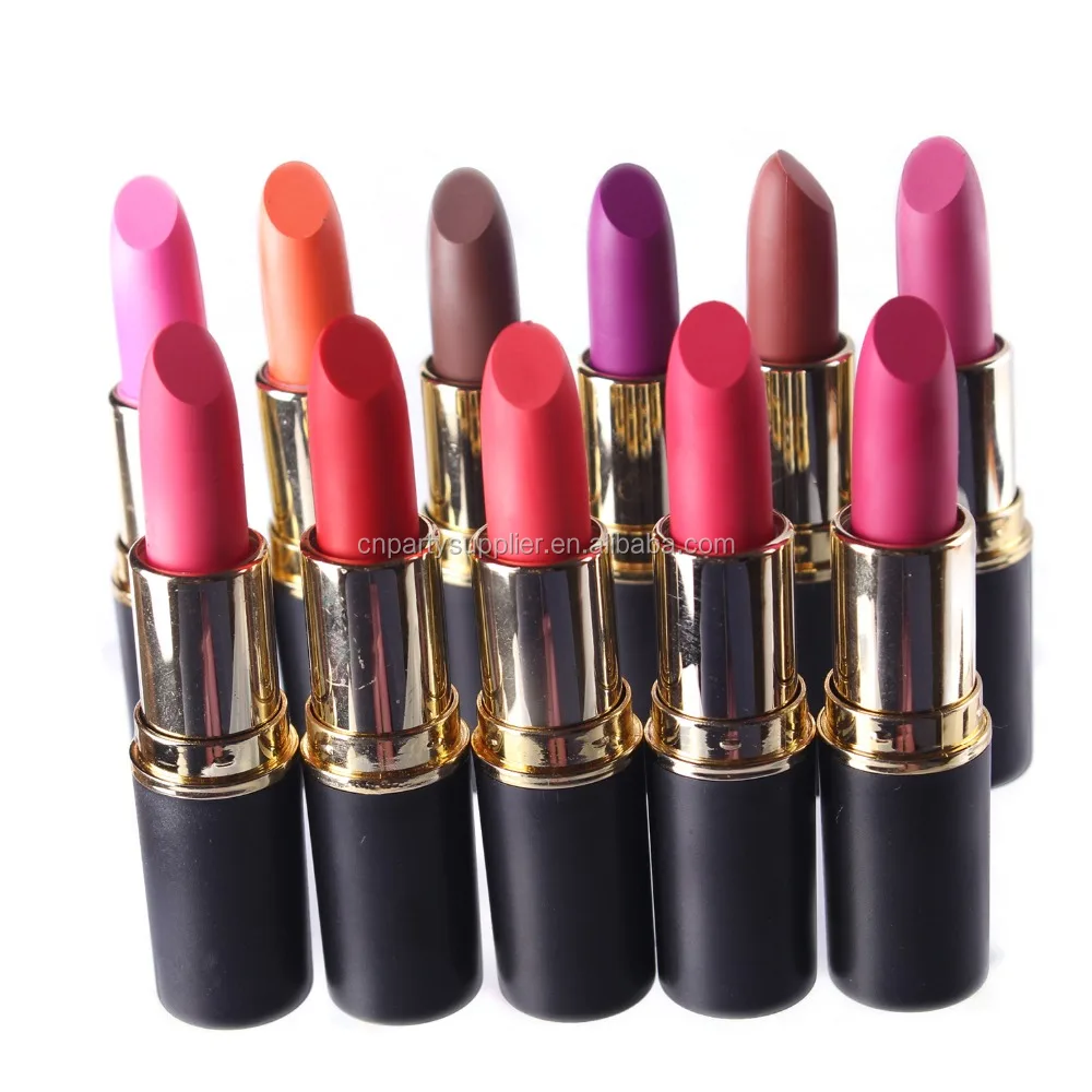 

High Quality 12 colors Matte Lipstick Romantic Bear Long Lasting Matte Lipstick