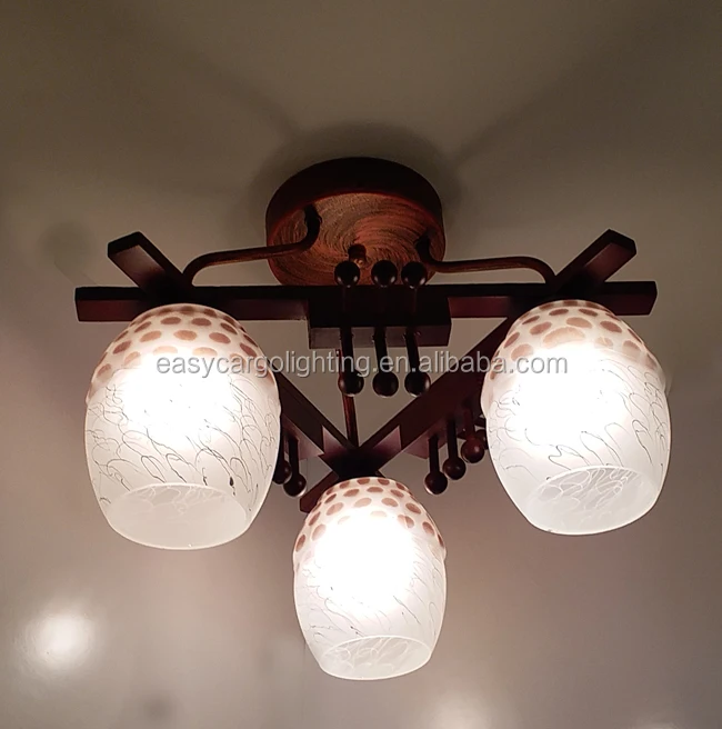 2018 Newest Type Wooden Ceiling Chandelier For High Ceilings