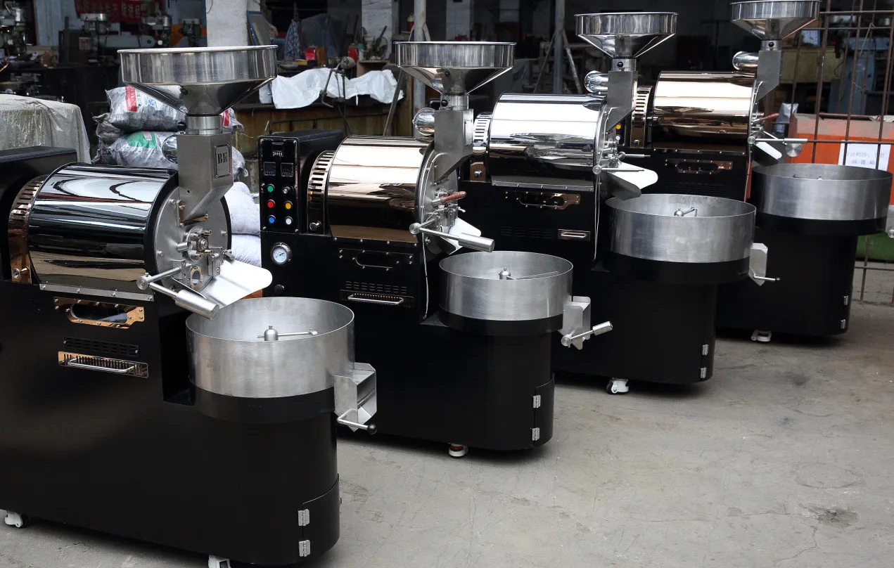 10kg Industry Grade Coffee Roaster For Sale / Stainless Steel Thick