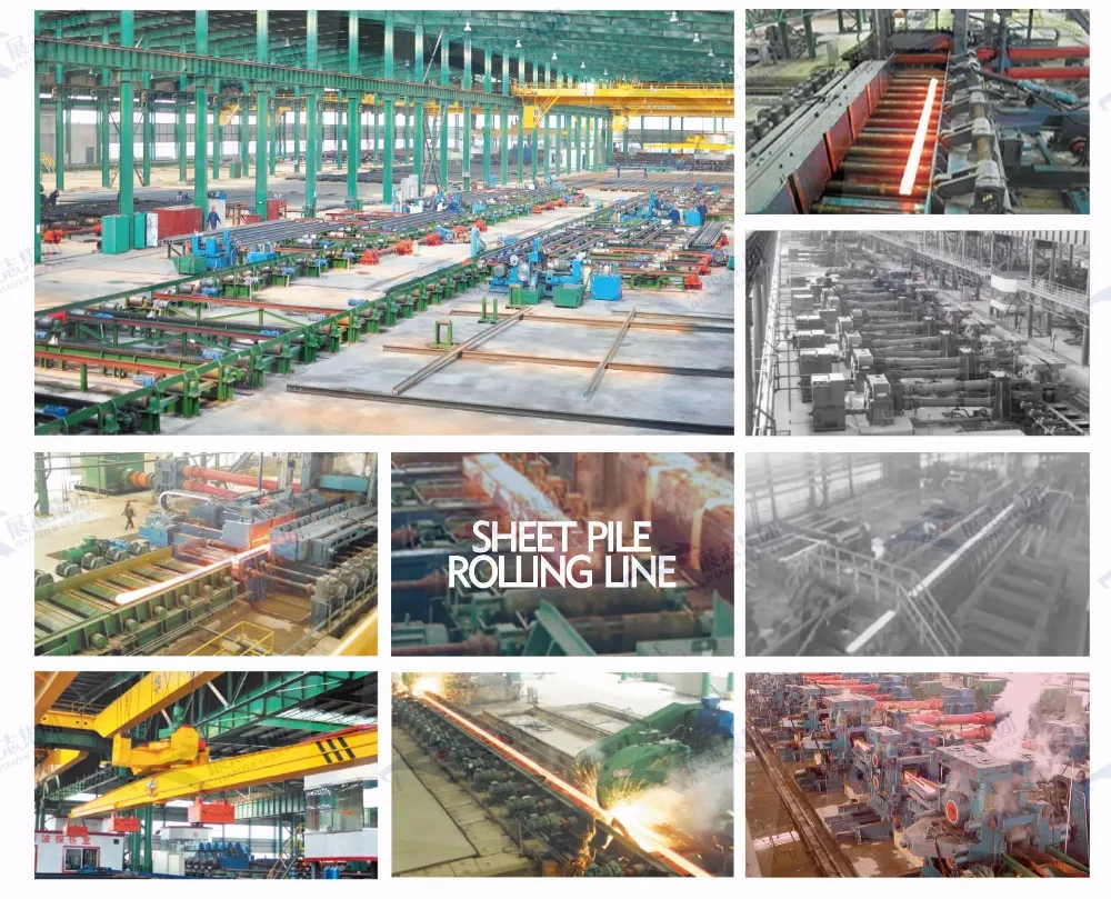 U Type 2 Spu Type 3 400x100 400x170 Hot Rolled Steel Sheet Pile For