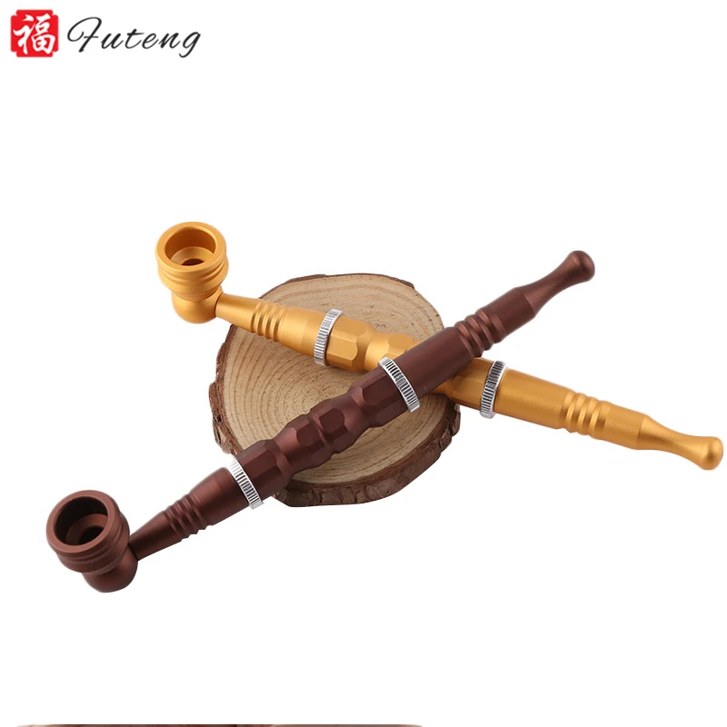 中国手工动物特种烟管铝酒瓶烟斗