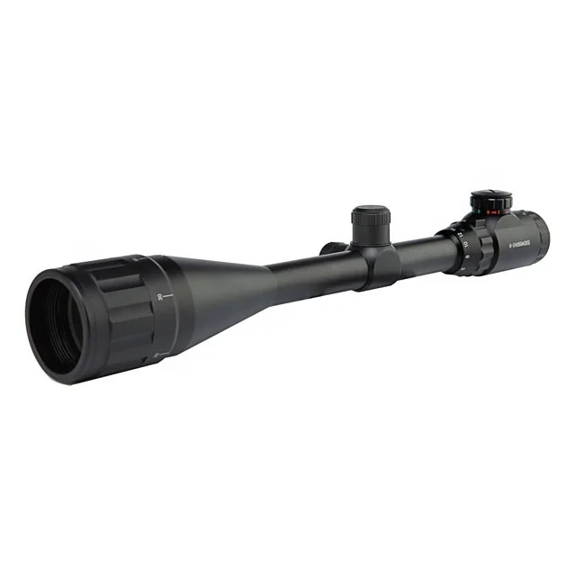 

Hot Sale Hunting Rifle Scope 6-24X50AOEG Red Green Illumination Gun Scope Wth Free mount for AR15