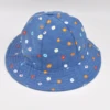 2019 New Fashion Small Flower Printed Kids Woven Hats