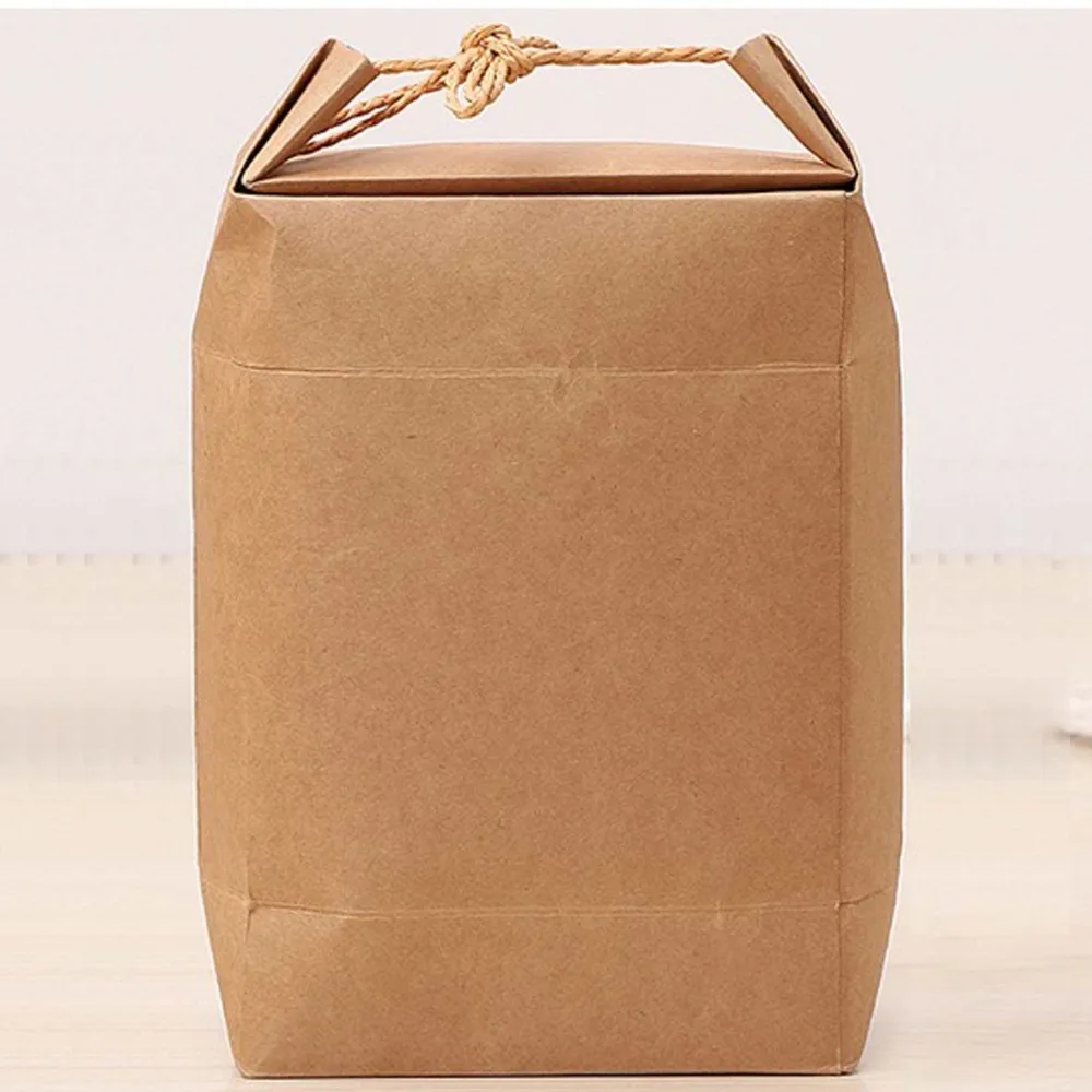 Food Grain Kraft Paper With Zipper Flour Packaging Bags Buy Food