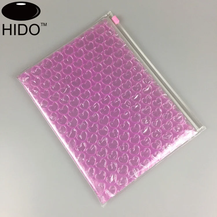 Reusable Transparent Pvc Colored Bubble Ziplock Bag - Buy Bubble ...