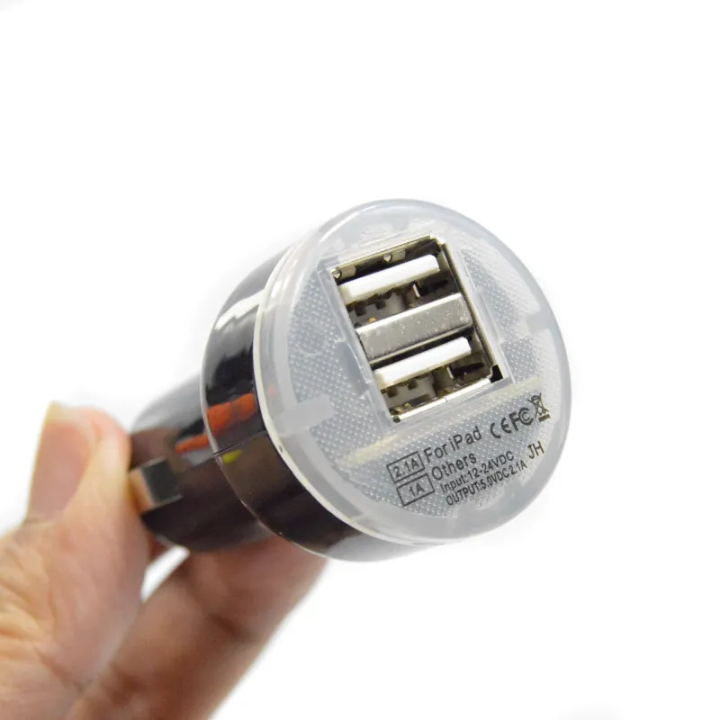 Universal Dual USB Car Charger For iPad for iPhone for Mobile Phone FULL 5V 2 1A