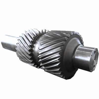 
Herringbone drive gear shaft 