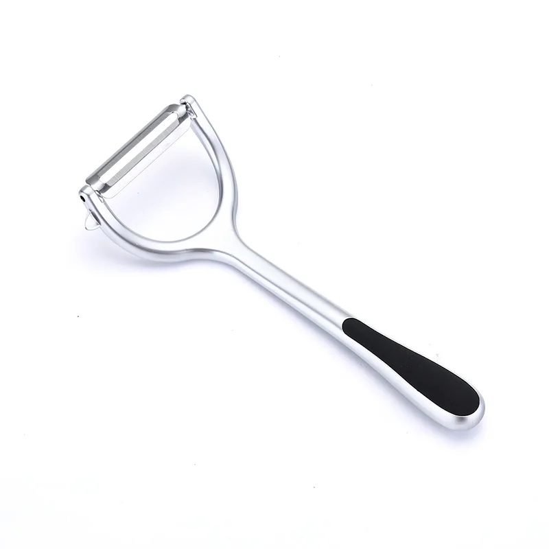 

Potato Stainless Steel Peeler Kitchen Vegetable Y Peeler for Fruit Wide Swivel Blade and Non Slip Grip