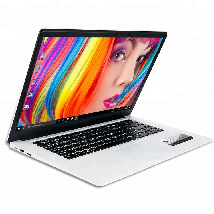 

Popular Wholesale Ultra slim 15.6 inch Notebook Laptops with Intel Apollo lake N3450 6GB RAM, Silver white black